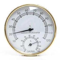 Poolline Sauna Higrometre Termometre Metal