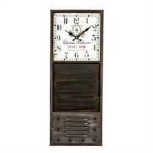 Eskitme Metal Duvar Saati