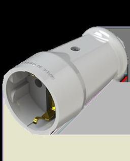 Nead Taşınabilir Topraklı Priz Beyaz