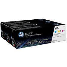 HP CF371AM (CE321A+CE322A+CE323A) 3lü Paket Renkli Colour Orjinal Toner