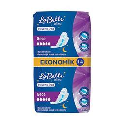 La Belle Ultra Gece Hijyenik Ped 14'lü