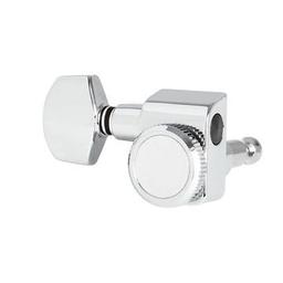 DerJung DJ434CX-D2-LH Solak Tek Sıra Chrome Kilitli Elektro Gitar Burgu Takımı