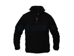 Cosywolf CW008911 Artvin Yarım Fermuarlı 2 Cepli Polar Siyah