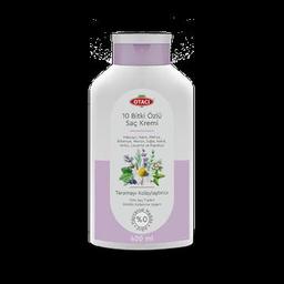 10 Bitki Özlü Canlı Parlak Saçlar için Saç Kremi