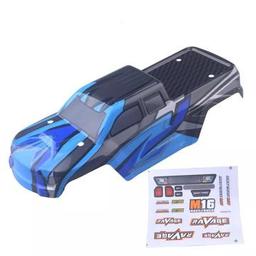 Haıboxıng Truck Body Gövde Kep (blue)+body Decal-brushless Version 16889 / 16889a