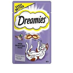 Dreamies İçi Dolgulu Ördekli Kıtır Kedi Ödülü 60 G 60 Gr