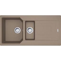 Franke Urban UBG 611-100 Granit Evye, Tek Gözlü, Damlalıklı, Tezgah Üstü, Oyster