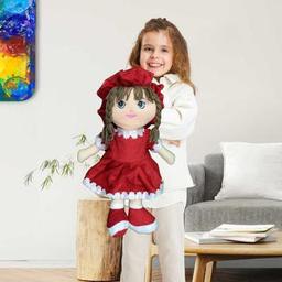 Mira Peluş Bez Bebek 45CM Kırmızı