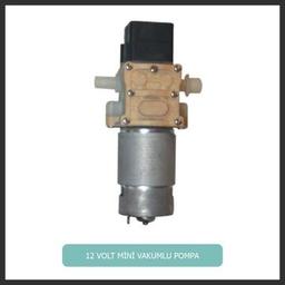 12 VOLT MİNİ VAKUMLU SIVI TRANSFER POMPASI ELEKTRİK VALFLİ