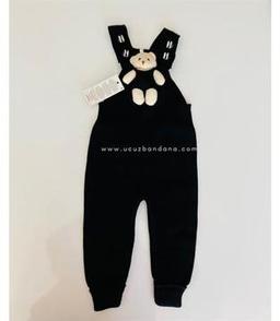 Siyah Triko Ayıcıklı Slopet