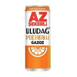 ULUDAĞ AZ ŞEKERLİ PORTAKALLI GAZOZ KUTU 330 ML