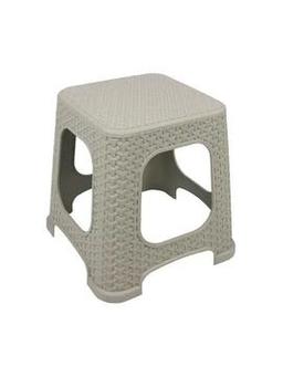 Sağlam Plastik Star Rattan Küçük Tabure (6 ADET) Çölbeji