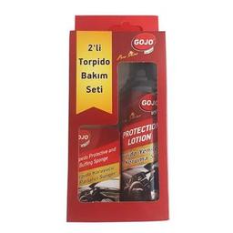 Gojo 00117 Araç Bakım Seti (Temizlik Süngeri + Torpido Sütü)