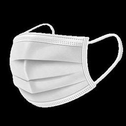 ÜÇ KATLI MEDİKAL MASKE BEYAZ (KUTU 50 ADET)