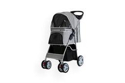 Zampa Favorite Kedi & Köpek Arabası Gri, 46x78x99cm