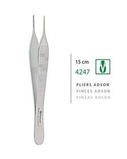 Kohler Dişli Penset Adson 15cm - 4247
