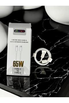 1 Metre Hızlı Şarj Ve Data Senkron Kablosu - Type-c To Type-c 65w