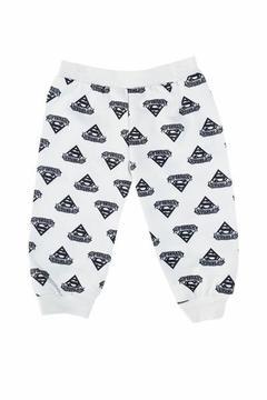 Erkek Bebek Beyaz Superbaby Lisanslı Body Alt Desenli