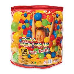 Dede Oyuncak Oyun ve Havuz Topu 7 Cm (100 Adet Pvc Torbada)