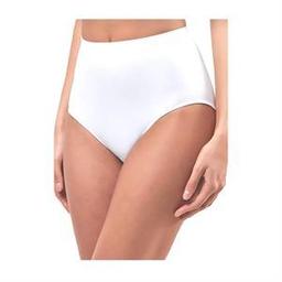 Elite Life Kadın Külot Yüksek Bel Dikişsiz Beyaz Rengi L/XL 811