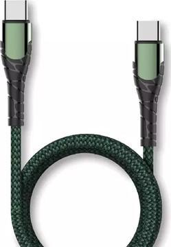 İTHİNK KABLO HIZLI ŞARJ TYPE-C TO TYPE-C KC21C ( YEŞİL )