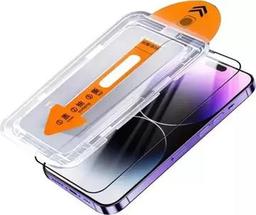 Zaxe iPhone 16 Pro Max Cam Ekran Koruyucu Parlak Yüzey Kolay Çekme Tozsuz Uygulama