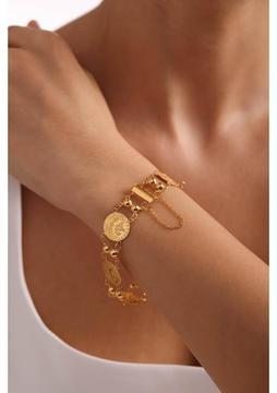 Tufanlar Kuyumculuk 22 Ayar Altın Reşat Çeyrekli Bileklik