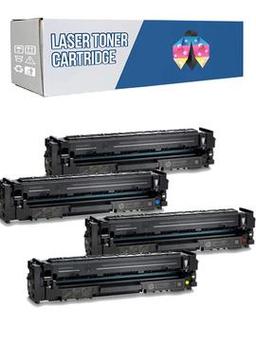 Safir Toner Hp 207A-W2210A LaserJet Pro M255dw CMYK 1 Set Çipsiz Muadil Toner
