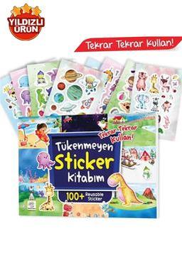 Tükenmeyen Sticker Kitabım 100+ Tekrar Tekrar Kullanılabilen Sticker
