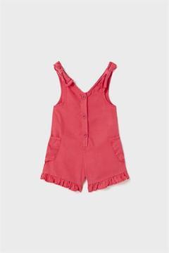 12-36 Ay Kız Bebek Tulum Fuşya