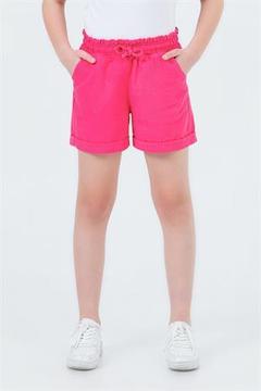 9-14 Yaş Kız Çocuk Gabardin Şort