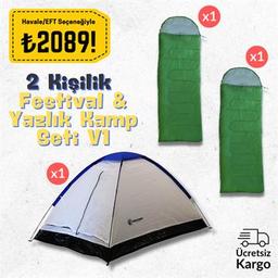 Cliff 2 Kişilik Festival & Yazlık Kamp Seti V1