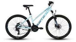 CARRARO FORCE 621 KADIN DAĞ BİSİKLETİ 430H HD 26 JANT 21 VİTES MAT CAM MAVİ TURUNCU