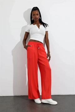 Nar Çiçeği Dökümlü Pantolon 1509