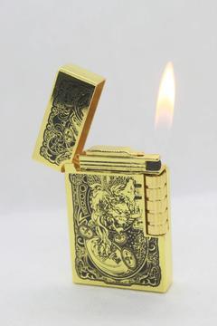 Gazlı tekrar doldurulabilir Dupont Tarzı Taşlı Çakmak