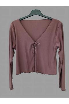 Kadın Bohem Hırka Yazlık Sütlü Kahve Bluz