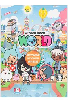 BOYAMA KİTABI STICKER HEDİYELİ ARKA KAPAK KESİLEREK MASKE YAPILABİLİR 16 RESİMLİ SAYFA