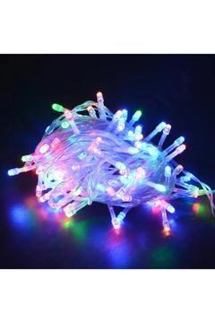 Led Işık Zinciri 100 Led 10 Metre 8 Fonksiyon Renkli Işık