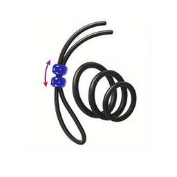 Penis Halkası Seti 4'lü Siyah