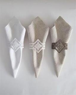 Fel 2116 Peçete Halkası Beyaz