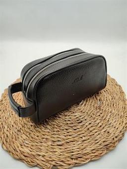 Siyah Renk Deri El Çantası