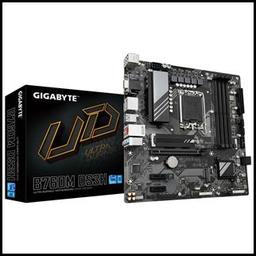 GIGABYTE B760M DS3H, rev.1.0, 4xDDR5, 2xM.2, 2xDP, HDMI, VGA, 12-13-14.Nesil, LGA1700 Soket, Anakart