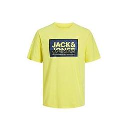 Erkek T-Shirt Jcologan Tee Ss Crew Neck Ss24 Ln 12253442-Lemon Verbena