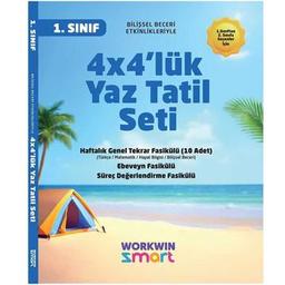 1. Sınıf 4x4'lük Tatil Tekrar Seti | 12 Fasikül+Bilişsel Etkinlikler-2025