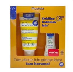 Mustela Güneş Losyonu Spf50 200 Ml + Mustela Hydra Bebe 100 Ml Hediye