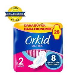 Orkid Ultra Ekstra Dörtlü Paket Uzun 28'li