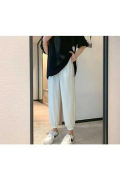 Beli Lastikli Düz Cep Kadın Jogger Eşofman Altı