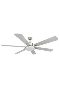 DLC GRECALE LED TAVAN VANTİLATÖRÜ MAT KROM 148 CM