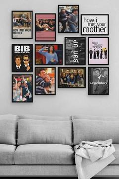 How I Met Your Mother 12 Parça Ahşap Mdf Tablo Zlltb425