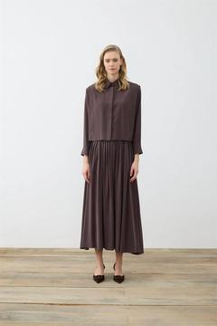 MİORİ ENNA ETEKLİ MODAL TAKIM KAHVE